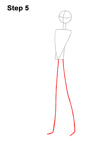 How to Draw Jack Skellington Nightmare Before Christmas Full Body 5