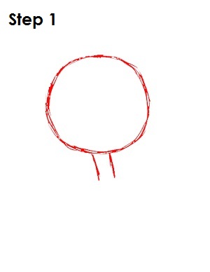 How to Draw Jack Skellington Step 1 How to Draw Jack Skellington Step 1