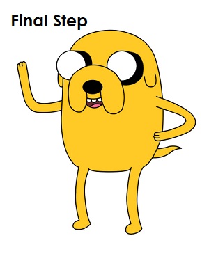 Draw Jake Adventure Time Final Step Draw Jake Adventure Time Final Step