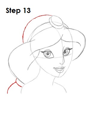 How to Draw Jasmine Step 13 How to Draw Jasmine Step 13