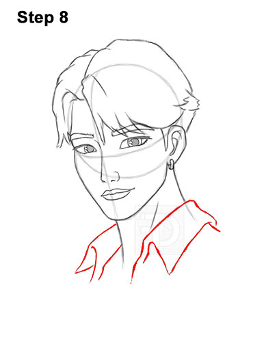 How to Draw Jinu KPop Demon Hunters 8