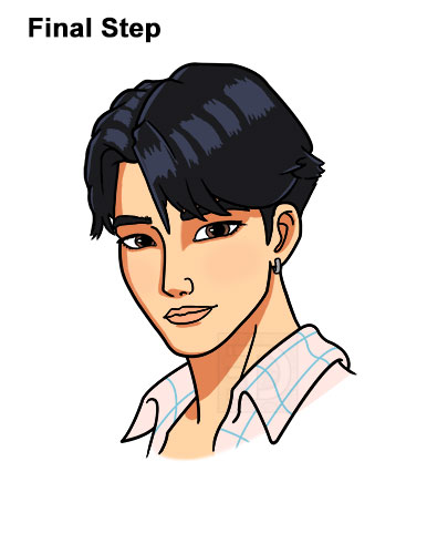How to Draw Jinu KPop Demon Hunters Last