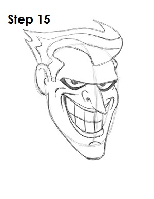 Draw the Joker Step 15 Draw the Joker Step 15