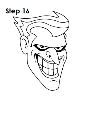 Draw the Joker Step 16