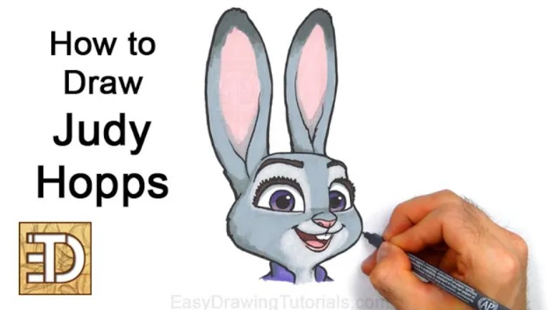 How to Draw Judy Hopps Final