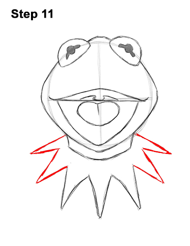 How to Draw Kermit the Frog Muppet 11