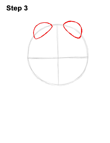 How to Draw Kermit the Frog Muppet 3