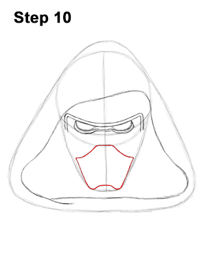 Draw Kylo Ren Star Wars 10