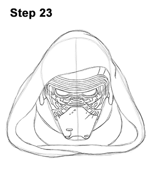 Draw Kylo Ren Star Wars 23