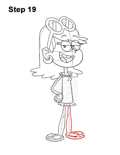 How to Draw Leni The Loud House Sister 19