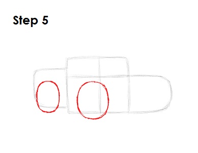 Draw Lightning McQueen Step 5