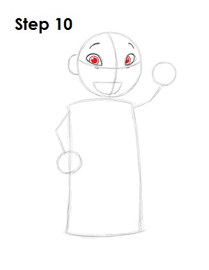 Draw Lilo step 10