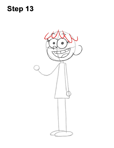 How to Draw Lori Loud House Full Body 13