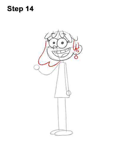 How to Draw Lori Loud House Full Body 14