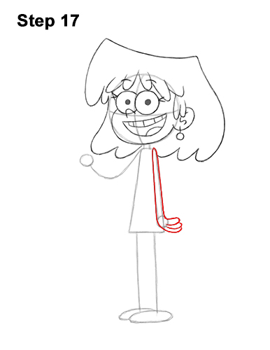 How to Draw Lori Loud House Full Body 17