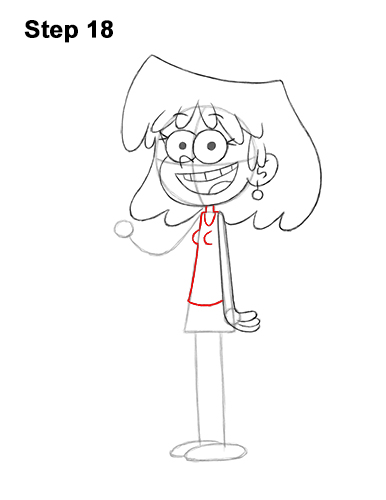 How to Draw Lori Loud House Full Body 18