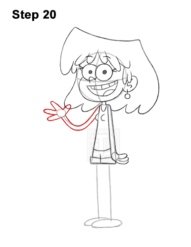 How to Draw Lori Loud House Full Body 20