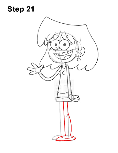 How to Draw Lori Loud House Full Body 21