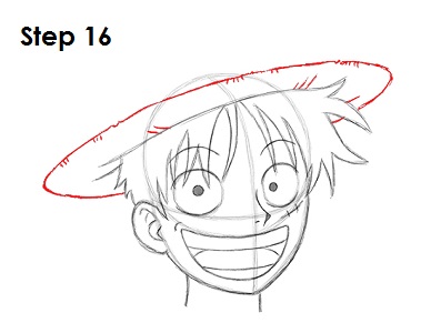 Draw Monkey D. Luffy 16 Draw Luffy 16