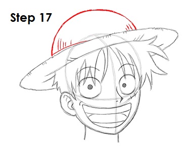Draw Monkey D. Luffy 17 Draw Luffy 17