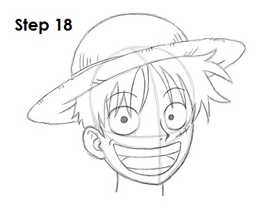 Draw Monkey D. Luffy 18 Draw Luffy 18