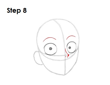 Draw Monkey D. Luffy 8 Draw Luffy 8