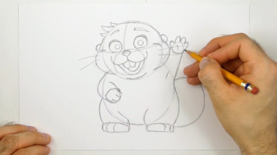 How to Draw Hoppers Mabel Face Details