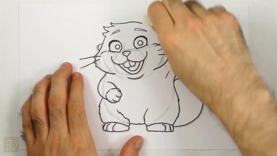 How to Draw Hoppers Mabel Body Details