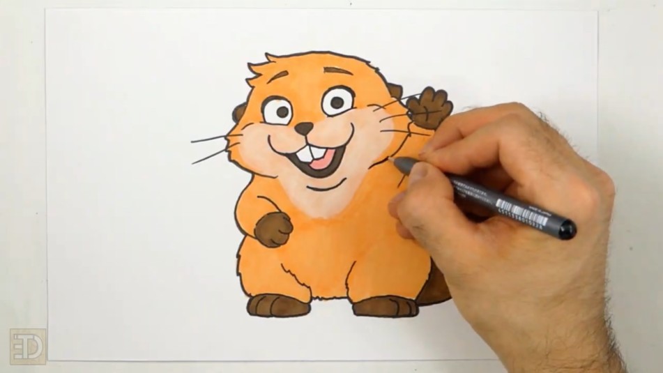 How to Draw Hoppers Mabel Whiskers