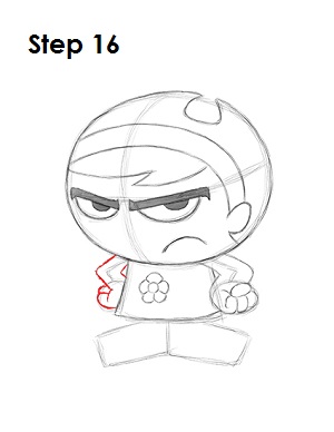 How to Draw Mandy 16 How to Draw Mandy Step 16