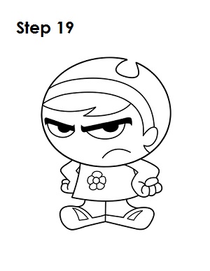 How to Draw Mandy 19 How to Draw Mandy Step 19