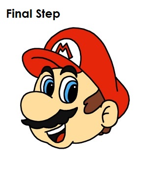 Draw Mario Nintendo Step Last Draw Mario Nintendo Step Last