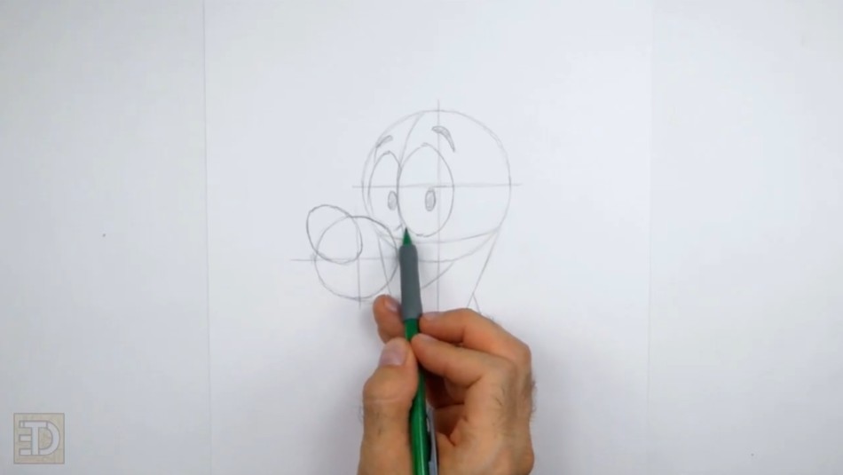 How to Draw Max Goofy Eyes and Nose