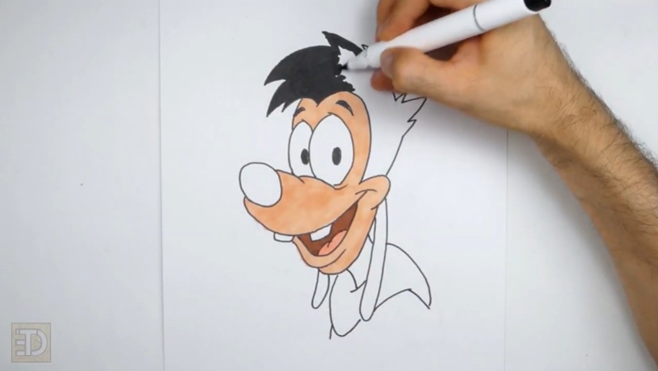 How to Draw Max Goofy Base Colors