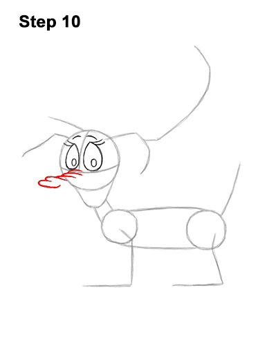 How to Draw Max Dog Grinch Stole Christmas 10