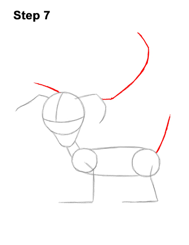 How to Draw Max Dog Grinch Stole Christmas 7