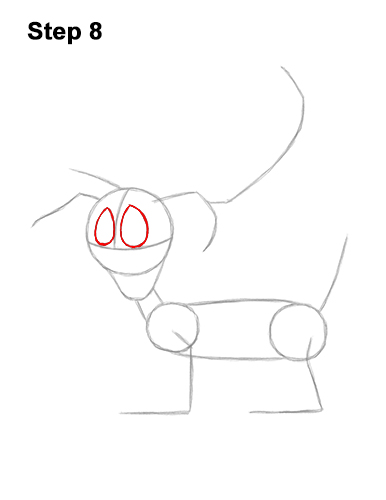 How to Draw Max Dog Grinch Stole Christmas 8