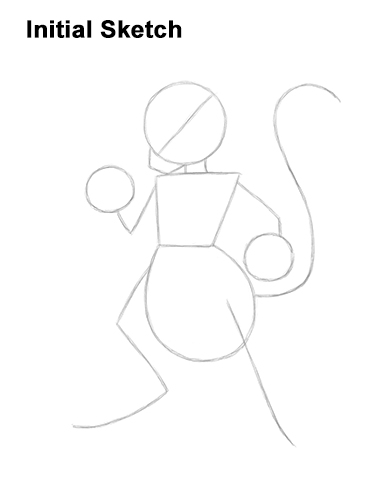How to Draw Mewtwo Pokemon Guides Lines