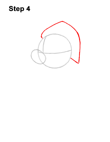 How to Draw Mickey Mouse  Christmas Santa Claus 4