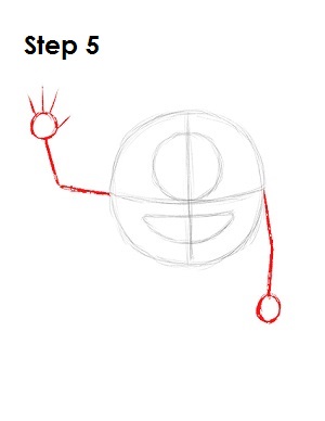 How to Draw Mike Wazowski 5 How to Draw Mike Wazowski Step 5
