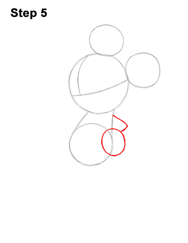 How to Draw Classic Minnie Mouse Full Body Disney 5