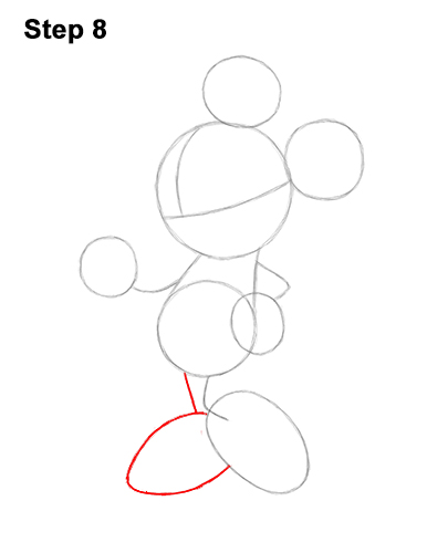 Draw Minnie Mouse Full Body 8 How to Draw Classic Minnie Mouse Full Body Disney 8