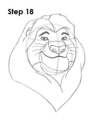 Draw Mufasa 18