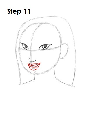 How to Draw Mulan Step 11 Draw Mulan Step 11
