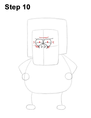 Draw Muscle Man Regular Show 10