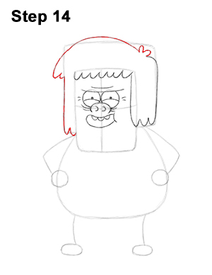 Draw Muscle Man Regular Show 14