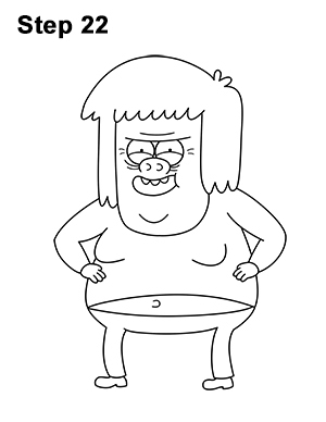 Draw Muscle Man Regular Show 22