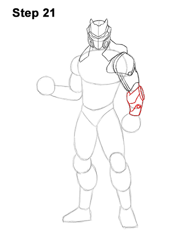 How to Draw Omega Skin Fortnite Battle Royale 21