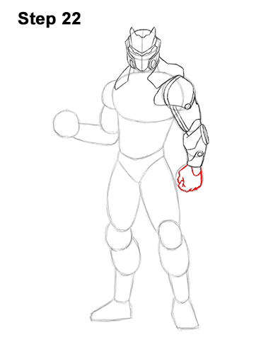 How to Draw Omega Skin Fortnite Battle Royale 22