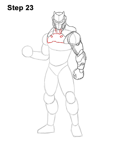 How to Draw Omega Skin Fortnite Battle Royale 23